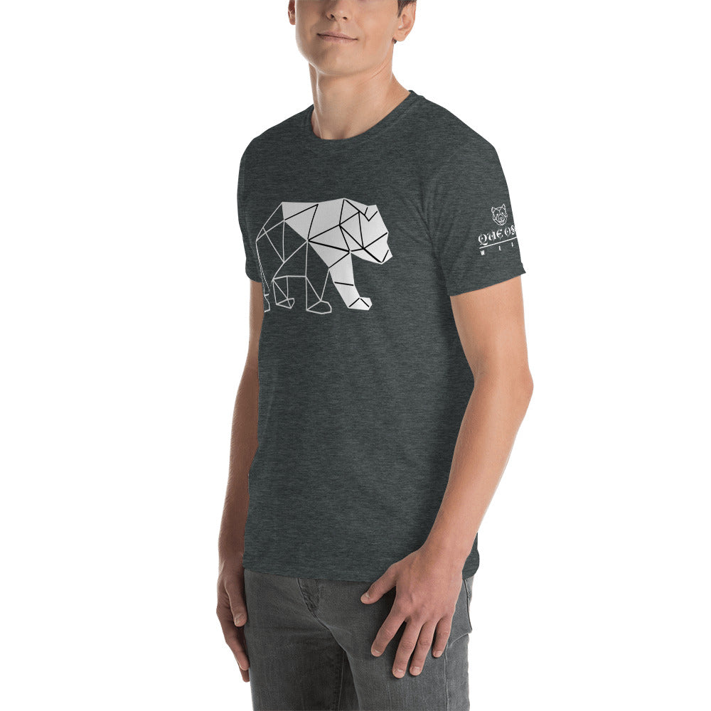 GEOMETRIC BEAR Short-Sleeve Unisex T-Shirt