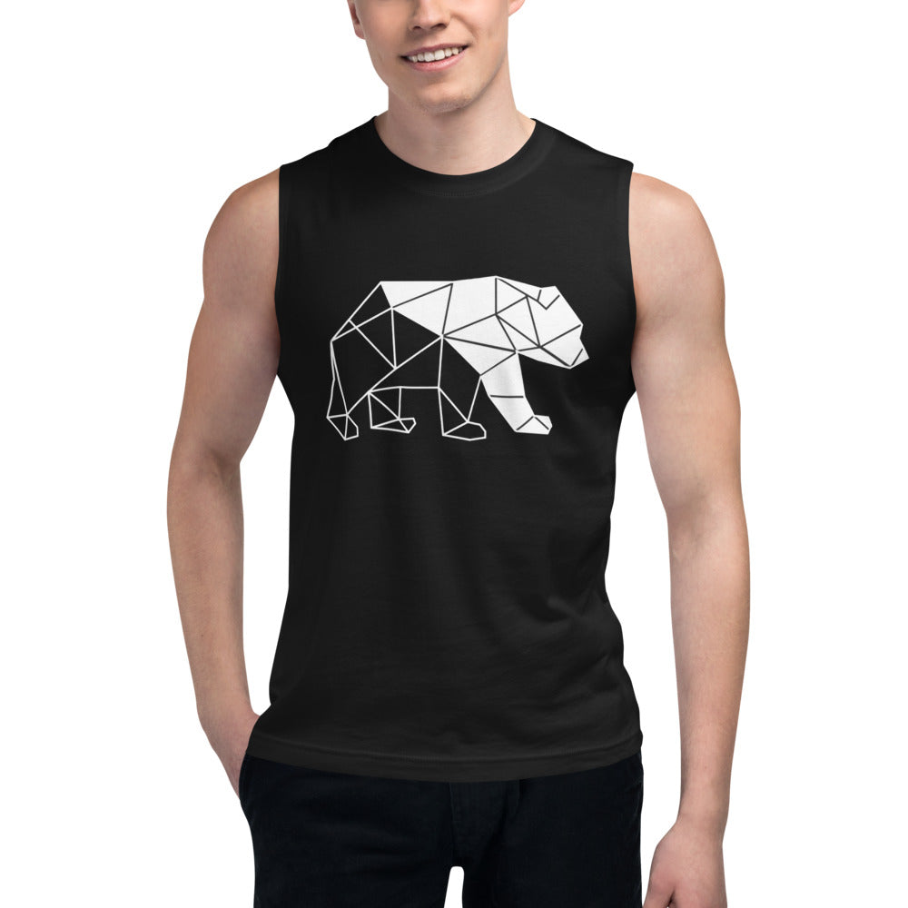 Geo Bear Muscle Shirt